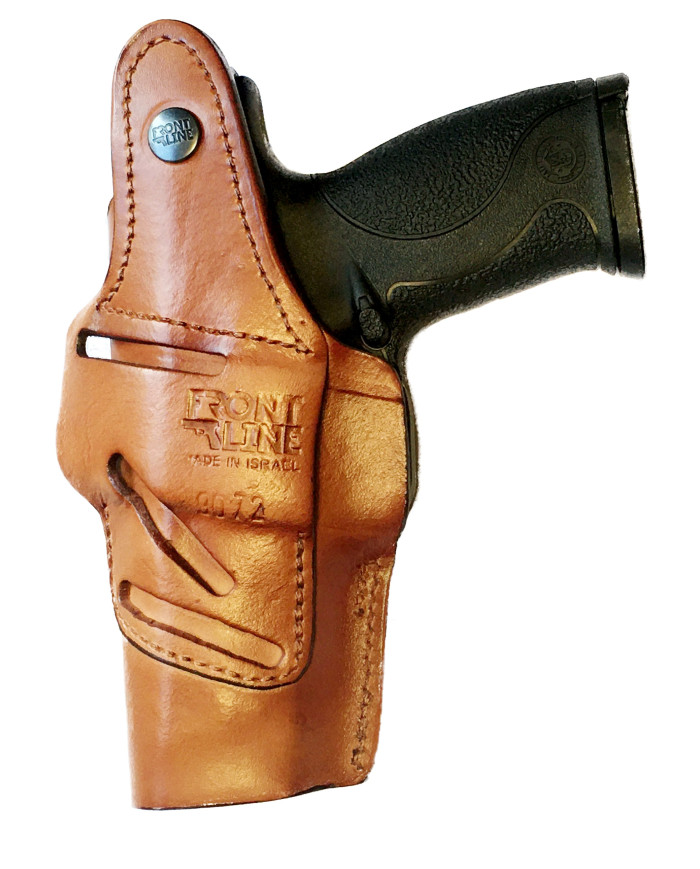 Front Line® Etui Cuir Moulé 4 en 1 S&W M&P9  Droitier