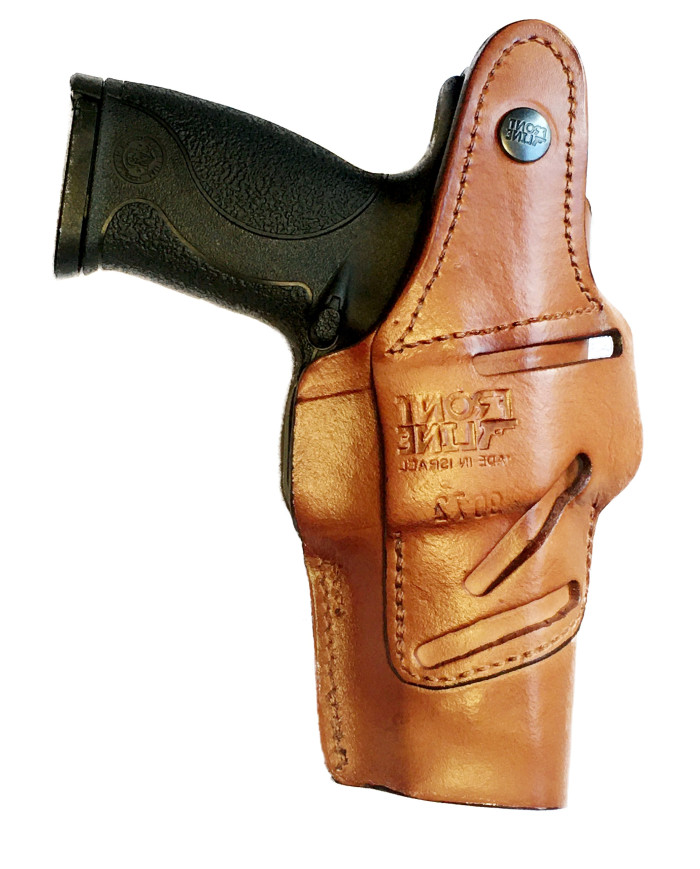 Front Line® Etui Cuir Moulé 4 en 1 SW MP9  Gaucher