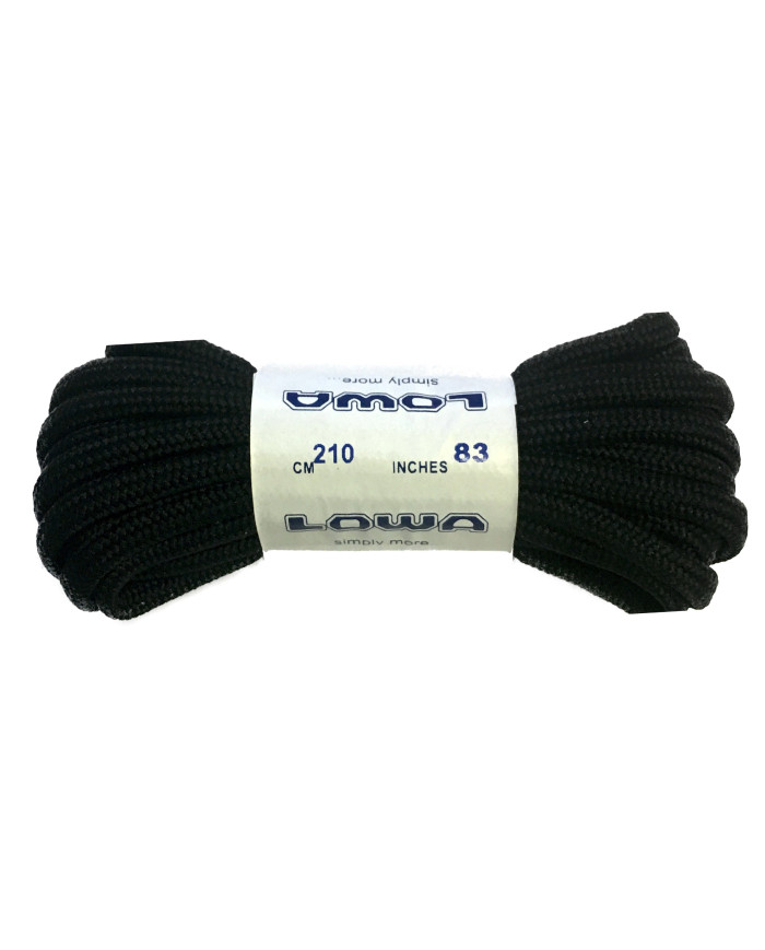 LOWA® Paire de Lacets 210cm Noir