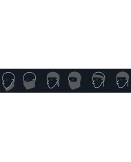 Multifunctionele Nekband Zwart