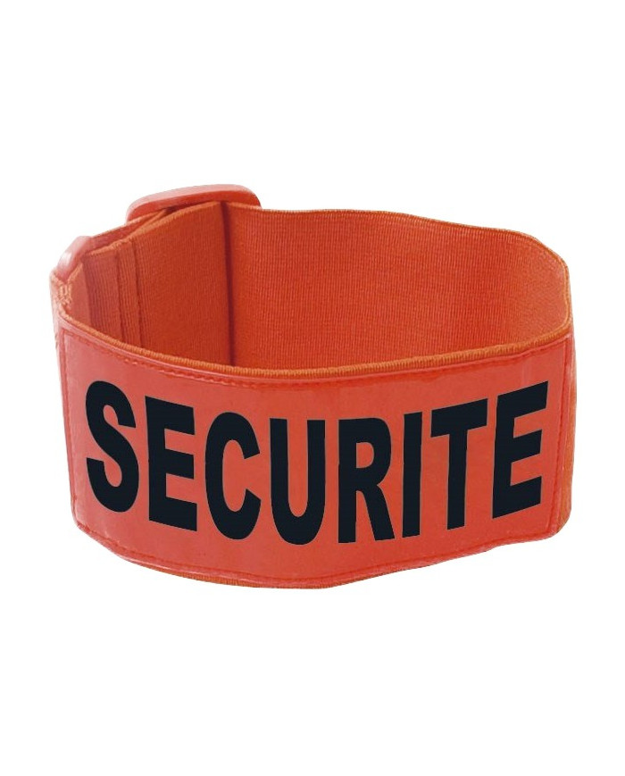BRASSARD "SECURITE" FLUO ORANGE