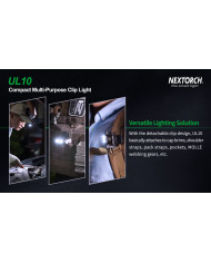 NEXTORCH® UL 10  Lampe compact Multi-usages à Clip