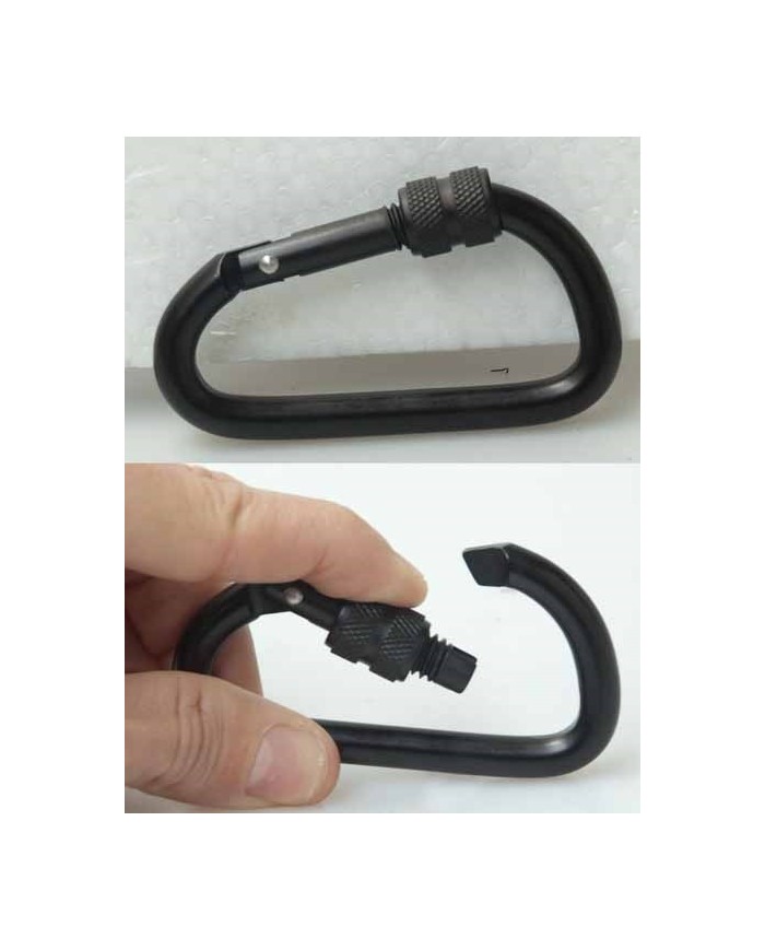 2 Karabijnhaken  8 cm
