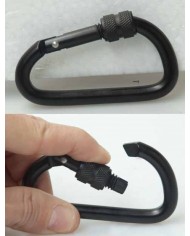 2 Karabijnhaken  8 cm