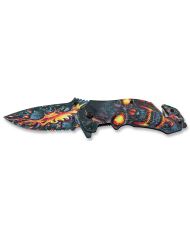 Rescue Mes "Skull on Flames"