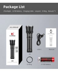Klarus® A3  Compact Tactical Flashlight